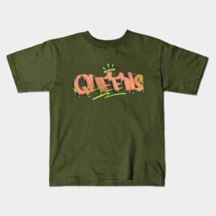 Queens Tagging Graffiti Kids T-Shirt